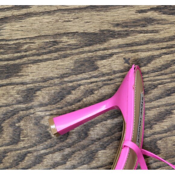 Steve Madden Womens Zarya Heeled Sandal Stiletto Heels ZARY02S1 Pink Leather 10M - Picture 6 of 10